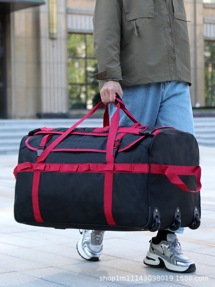 Bolsa de viaje multifuncional de ruedas supergran, ropa, colchón, bolsa de equipaje, bolsa de envío, bolsa de transporte de ruedas, bolsa de transporte de ruedas, bolsa de aire libre a prueba de agua