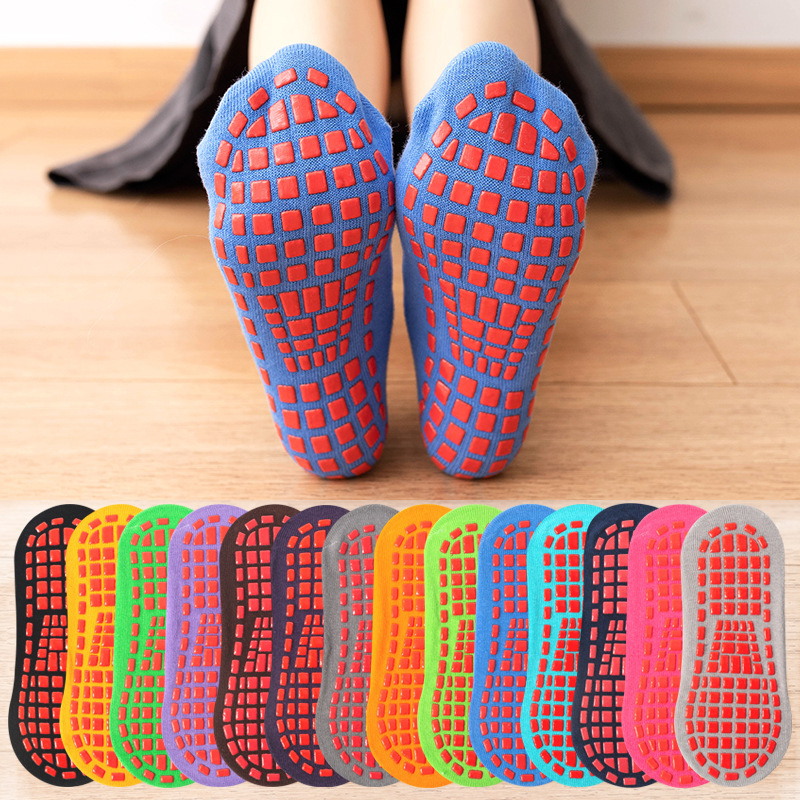 Factory wholesale non-slip socks trampoline socks yoga socks early education center parent-child restaurant home early education socks LOGO