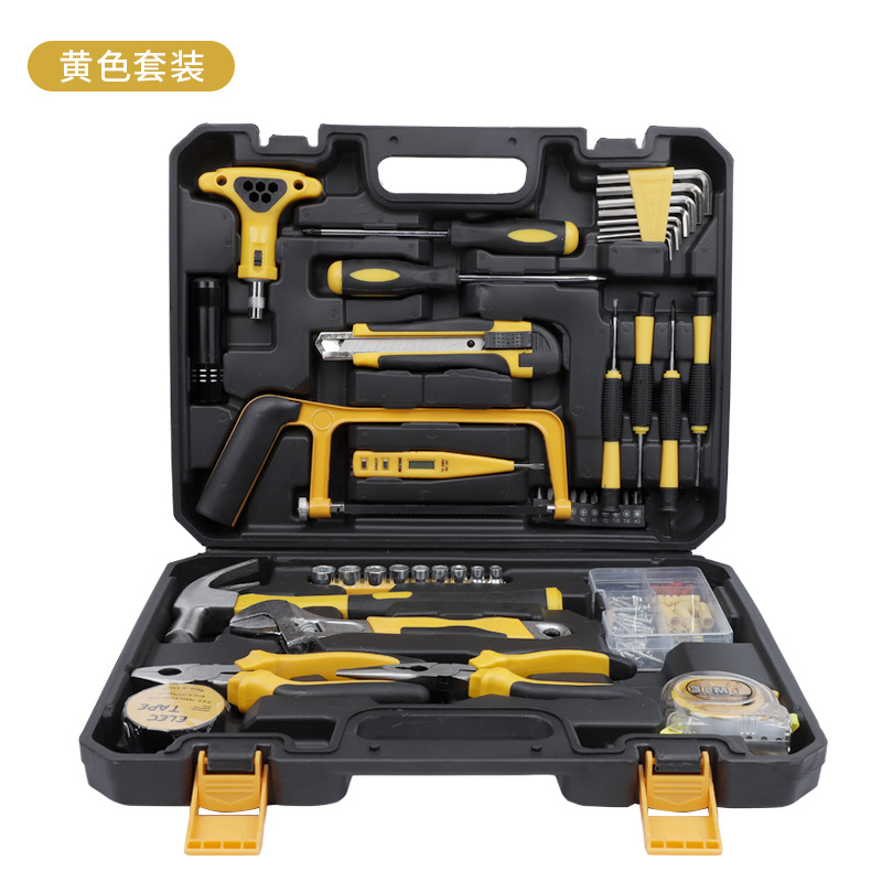 Suministro directo de fábrica herramientas de hardware traje combinación herramientas de reparación del hogar manual de herramientas caja de herramientas conjunto completo