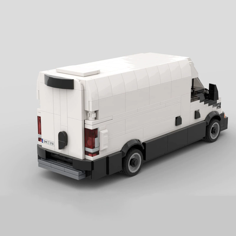Международная/глобальная сборка MOC 130692-дневной фургон небольшой частицы модель автомобиля совместима с Lego
