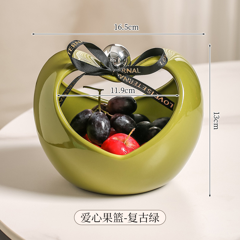 Ping'an Xile ホームリビングルームフルーツプレート新築祝い結婚祝いフルーツバスケットシンプルクリエイティブコーヒーテーブルスナックプレート|undefined