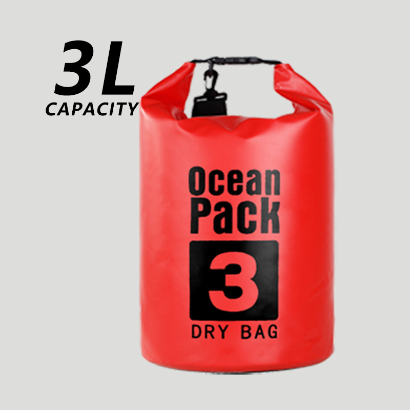 Mochila bandolera individual para exteriores, bolsa de almacenamiento para la playa, equipo de rafting, bolsa impermeable y gruesa para la playa