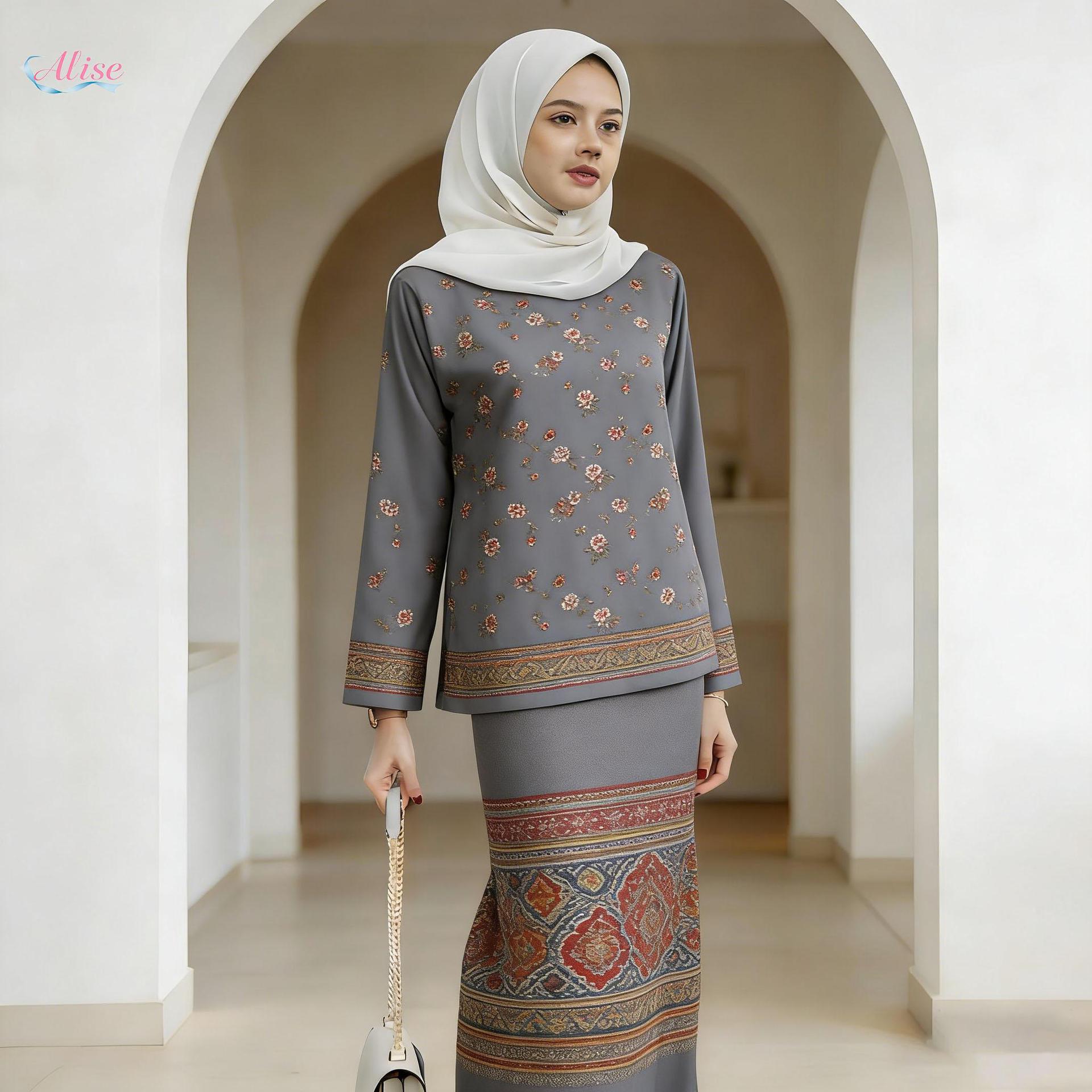 Elegant Two-Piece Maxi Dress Set – Flowy Skirt & Top With 3D Floral Print (S-3XL, Polyester-Spandex Blend, Business To Party Versatile)_ecoleips.com