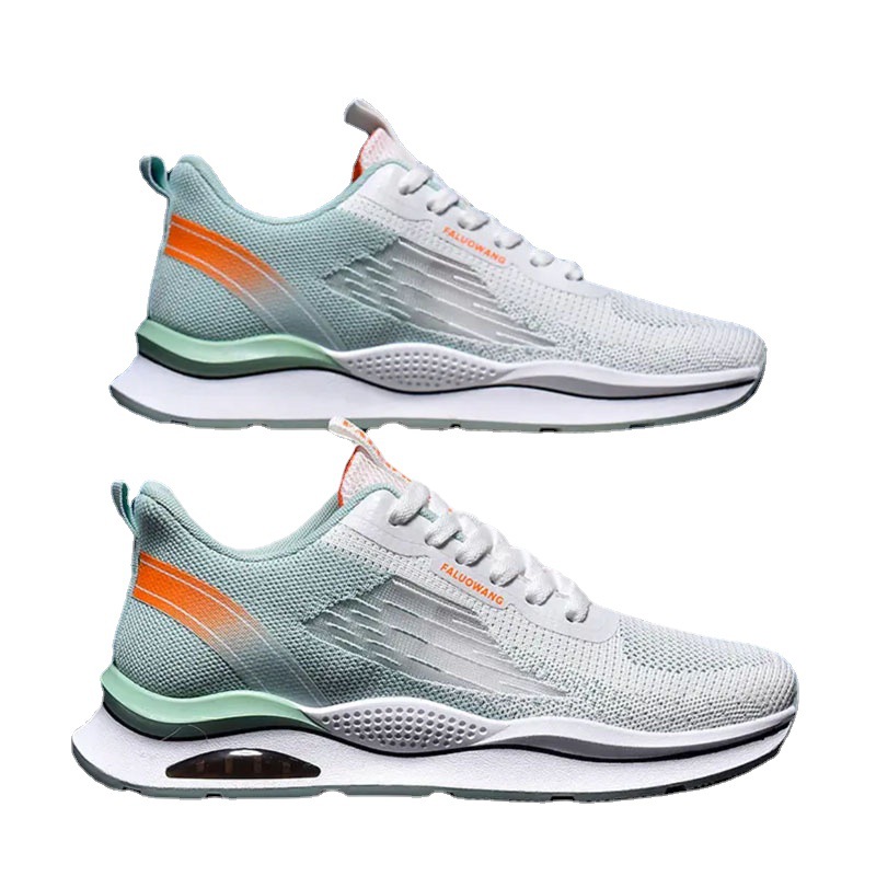 Zapatos de hombre deportes 2023 Verano nuevos zapatos de hombre de comercio exterior de una sola pieza de entrega con cordones zapatos para correr zapatos de moda hombres