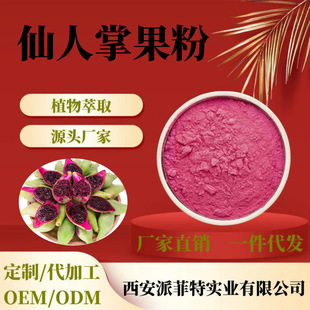 Cactus fruit powder 99% cactus fruit extract instant cactus fruit extract powder food raw materials