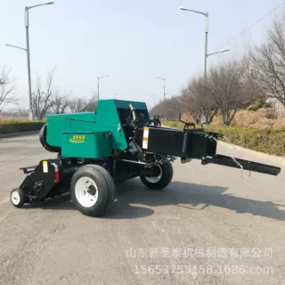 新圣泰 小麦秸秆捡拾打包机方草捆捡拾打捆机