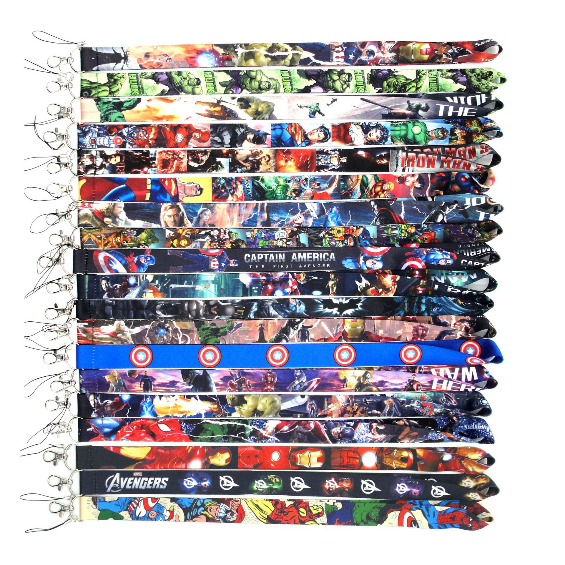 The Avengers Anime Phone Lanyard Long Badge Holder Neck Strap Cro