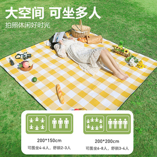 Picnic Mat Damp-proof Mat Thickened Outdoor Mat Portable Waterproof Spring Mat Camping Tent Picnic Cloth Full