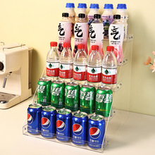 超市香烟架饮料置物架桌面台阶式小货架亚克力烟架透明阶梯展示架
