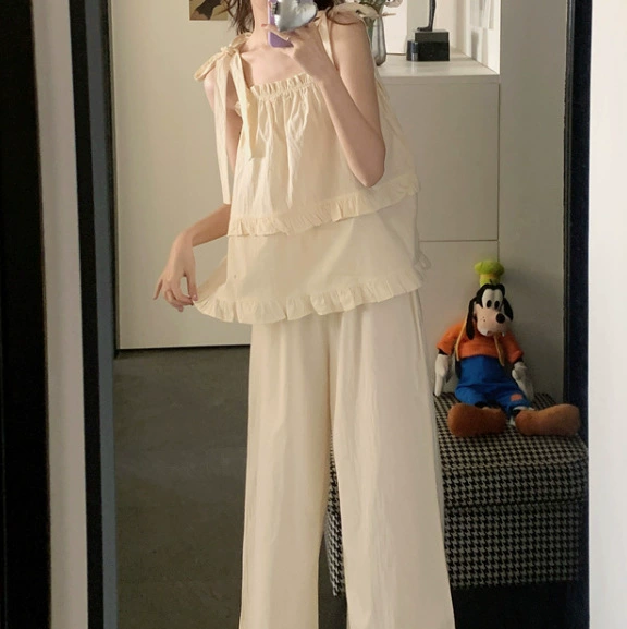 Cream cute pijama, set, 2023