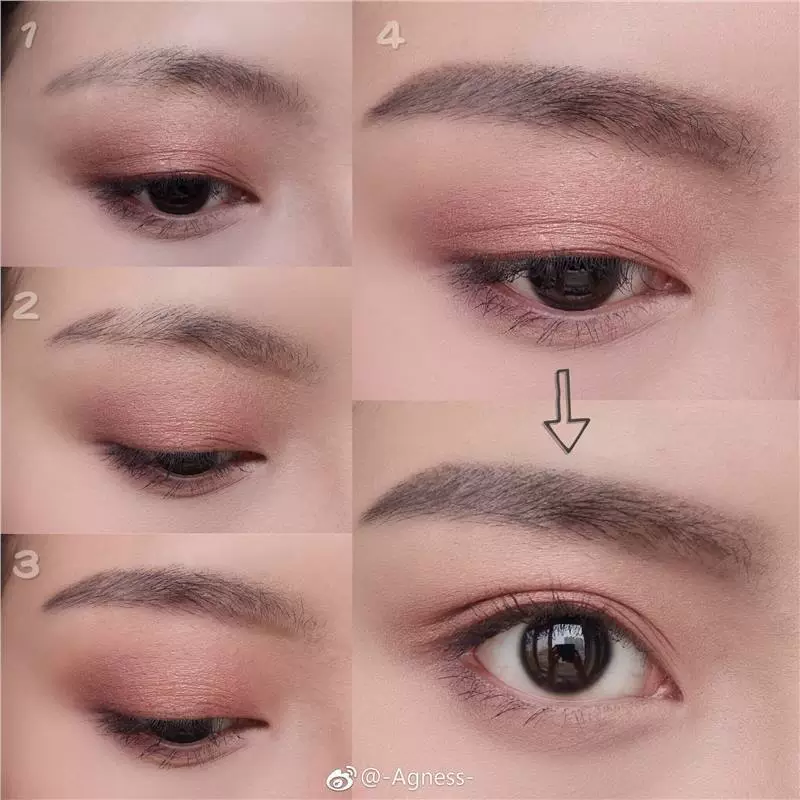 JILL LEEN Three -color balance eyebrow powder female waterproof is not easy to discoloration naturally, long -lasting moss green beginner genuine