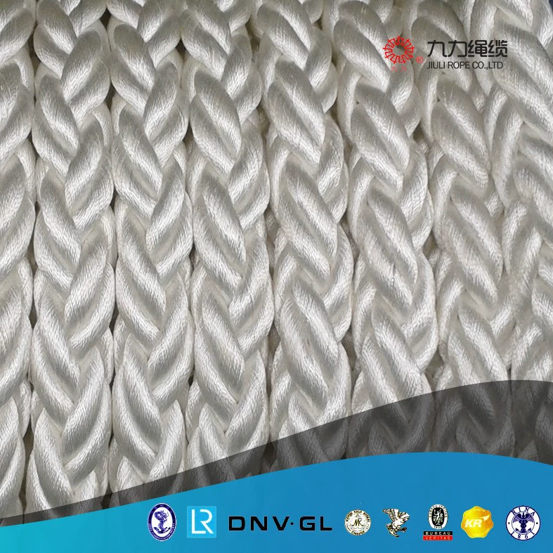 Восьмипрядная нейлоновая веревка PA веревка полиамидная веревка нейлоновая веревка полипропиленовая веревка белый полиамид