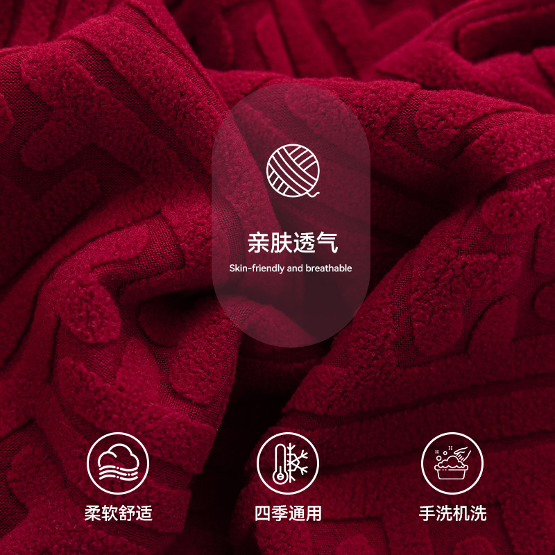 cubierta de silla jacquard europea cubierta de silla de asiento a prueba de polvo todo incluido cubierta de silla elástica gruesa cubierta de silla antideslizante cuatro estaciones universal