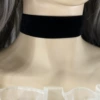 3cm velvet clavicle chain