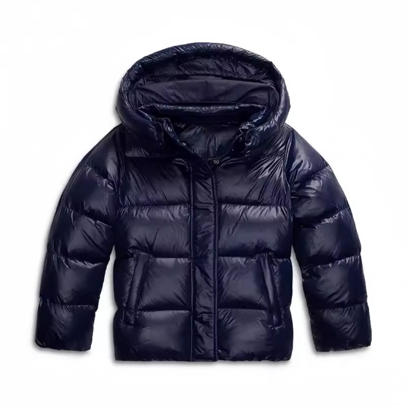 欧美外贸秋冬女式美式休闲夹克连帽棉服跨境亚马逊独立站夹棉外套