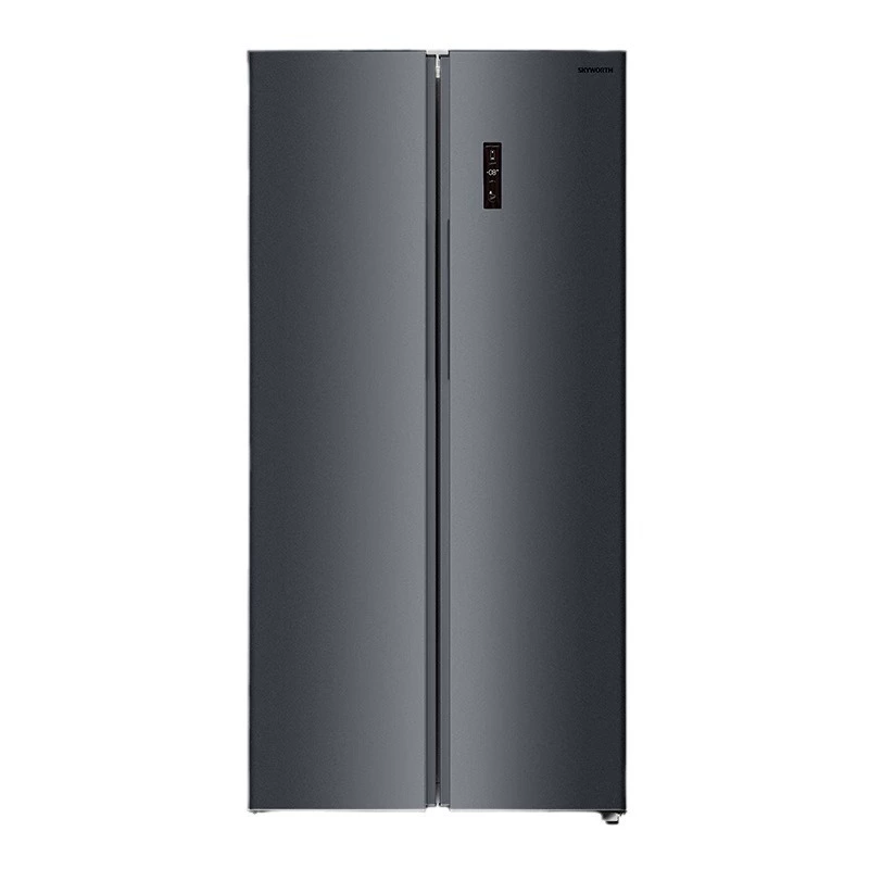 Skyworth BCD-421WKP_Нэйюнь серый, воздушное охлаждение, без инея, двустворчатый холодильник с энергосбережением и тихой интеллектуальной работой