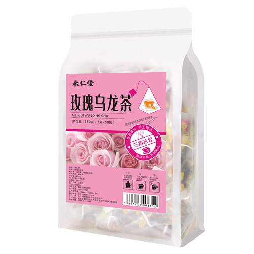 Rose Oolong Tea 50 Pack, Fruity Tea Flavoring, Tea Blossom Fruit Tea, Cold Brew Tea, Bozhou Combination Taste Tea