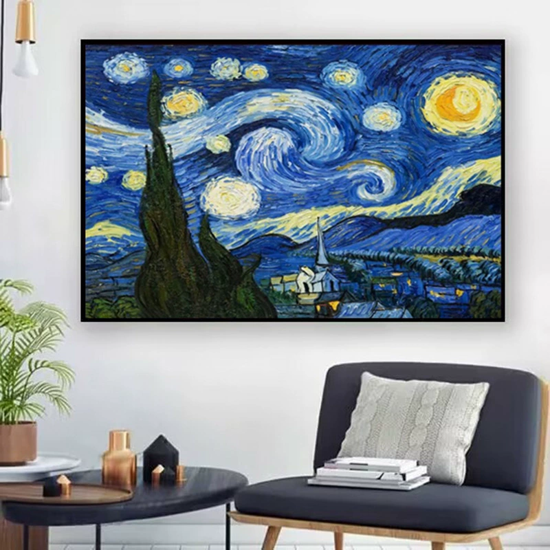 Кристальная живопись холст пейзаж — полный наборов DIY, размеры 30×40 и 40×50 см, деревянная коробка или белая рама