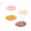 Foreign trade hair clip children BB clamping floral bangs clip small daisy lace clamp candy color clip European and American girl clip