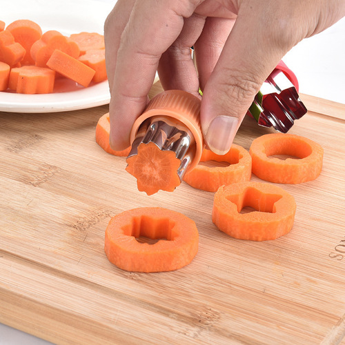3-piece set of small stainless steel PP hand biscuit molds, fruit cutting molds, fancy printing molds, vegetable cutting molds