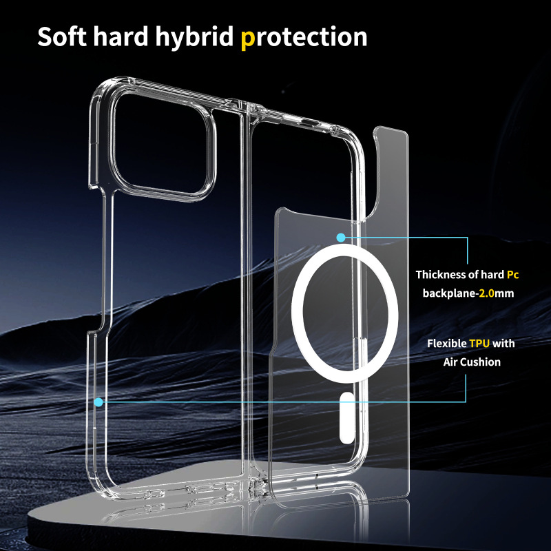 适用谷歌 Pixel10 Pro Fold手机壳9 Pro Fold防摔磁吸透明保护套|undefined
