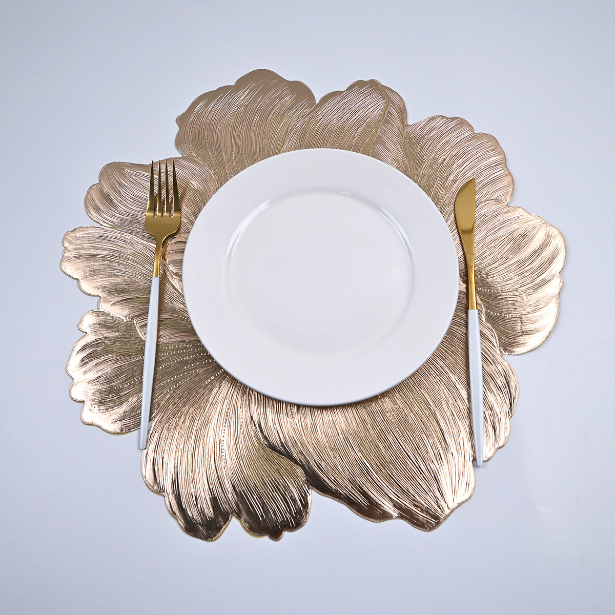 Nuevo mantel de loto, mantel de mesa de aislamiento térmico de pvc bronceado, lavable, aceite impermeable, girasol, fondo sólido, mantel occidental