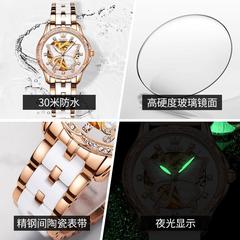 Oriental brand watch wholesale birthday gift set automatic mechanical watch with ceramic watch for women