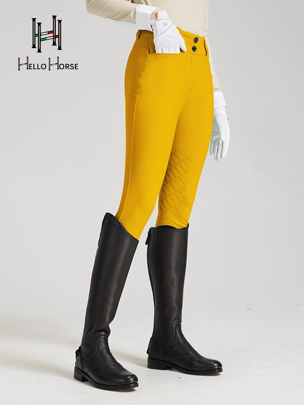 Hello Horse Knight マルチカラー シンプル ストレッチ ハーフゴム ダイヤモンド エquest 装備 パンツ 乗馬パンツ サイクリングパンツ|undefined