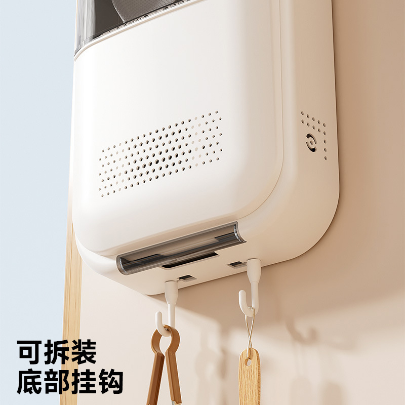 箸箱は密封されており、防塵、水切り可能、通気性があり、フックが付いている大型の箸箱、乾湿分離収納箸ケージ|undefined