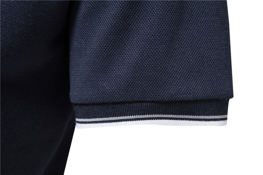 Polo Sugi da uomo, maglia a maniche corte con scollo a V di alta qualità._voghion.com