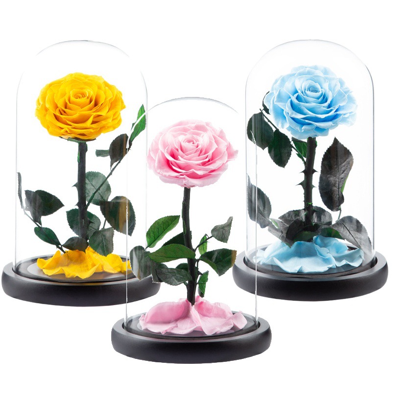 Yongsheng flor acabado cubierta de vidrio caja de regalo Pequeño Príncipe regalo del Día DE LA Madre regalo transfronterizo Yongsheng Flor al por mayor