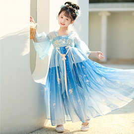 汉服女童2025新款春季古装儿童中国风童装国风小女孩唐装春款夏季