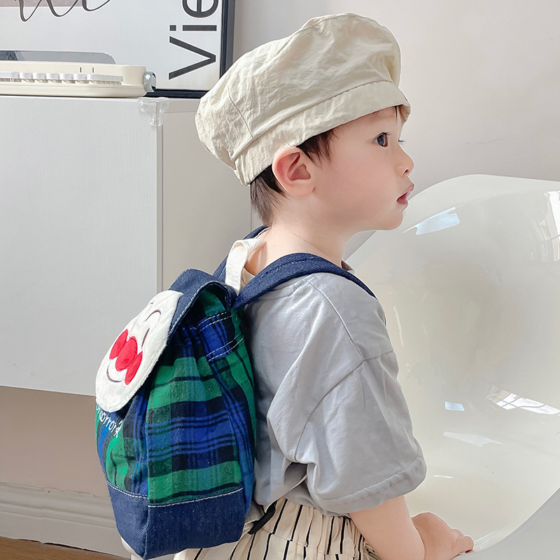 De dibujos animados de los niños divertidos mochila de Kindergarten de los niños de lona ligera pequeña mochila niños y niñas bebé escuela mochila