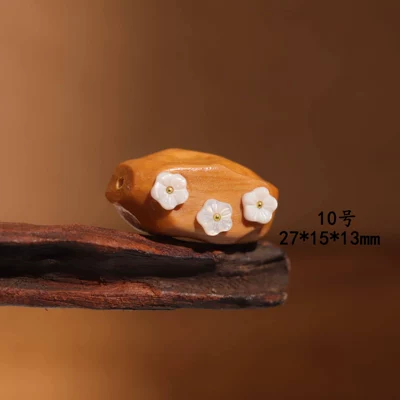 Zərgərlik ara hissələri, Chess Nut Agarwood Inlay Collection - no-10