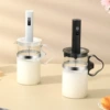 Black milk frothing machine + cup (set)