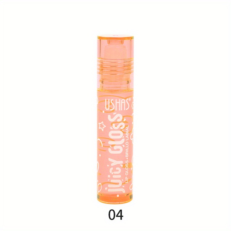 USHAS cross-border exclusivamente en stock aceite de labios de 6 colores bálsamo labial nutritivo hidratante lápiz labial anti-agrietamiento y disminución de las líneas de los labios