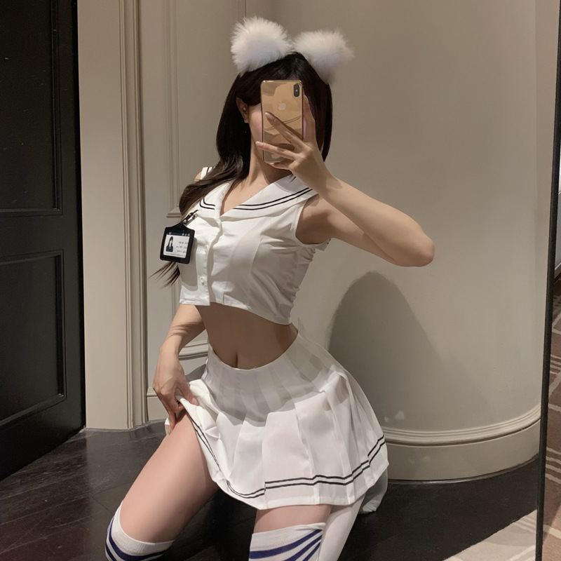 Sexy Lingerie, No Need to Take Off, Female Abstinence Student Wear, Sexy Pajamas, Qqny Uniform, Sexy Pajamas, Sexy Fun