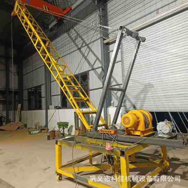 液压移动码头吊机  鱼塘港口小型吊装机  工地车间装车卸货吊装机