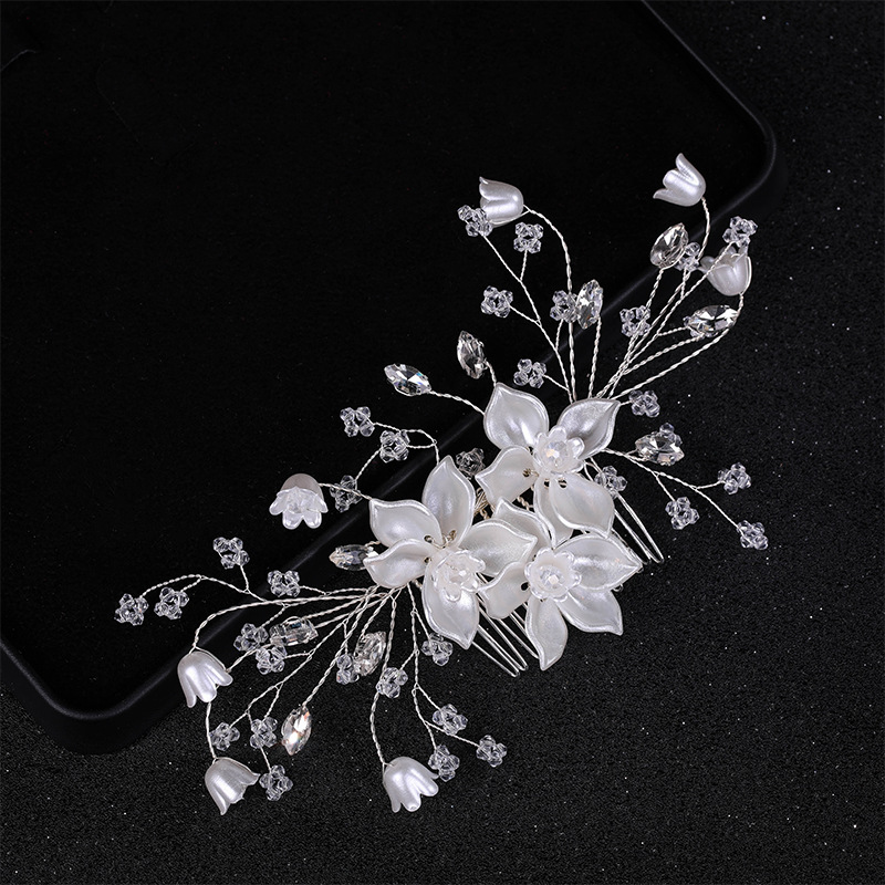 Europe and America Jewelry Korean Edition Simplicity Combs Hairpin new pattern bride wedding Jewelry Cross border Source of goods Manufactor Direct selling wholesale
