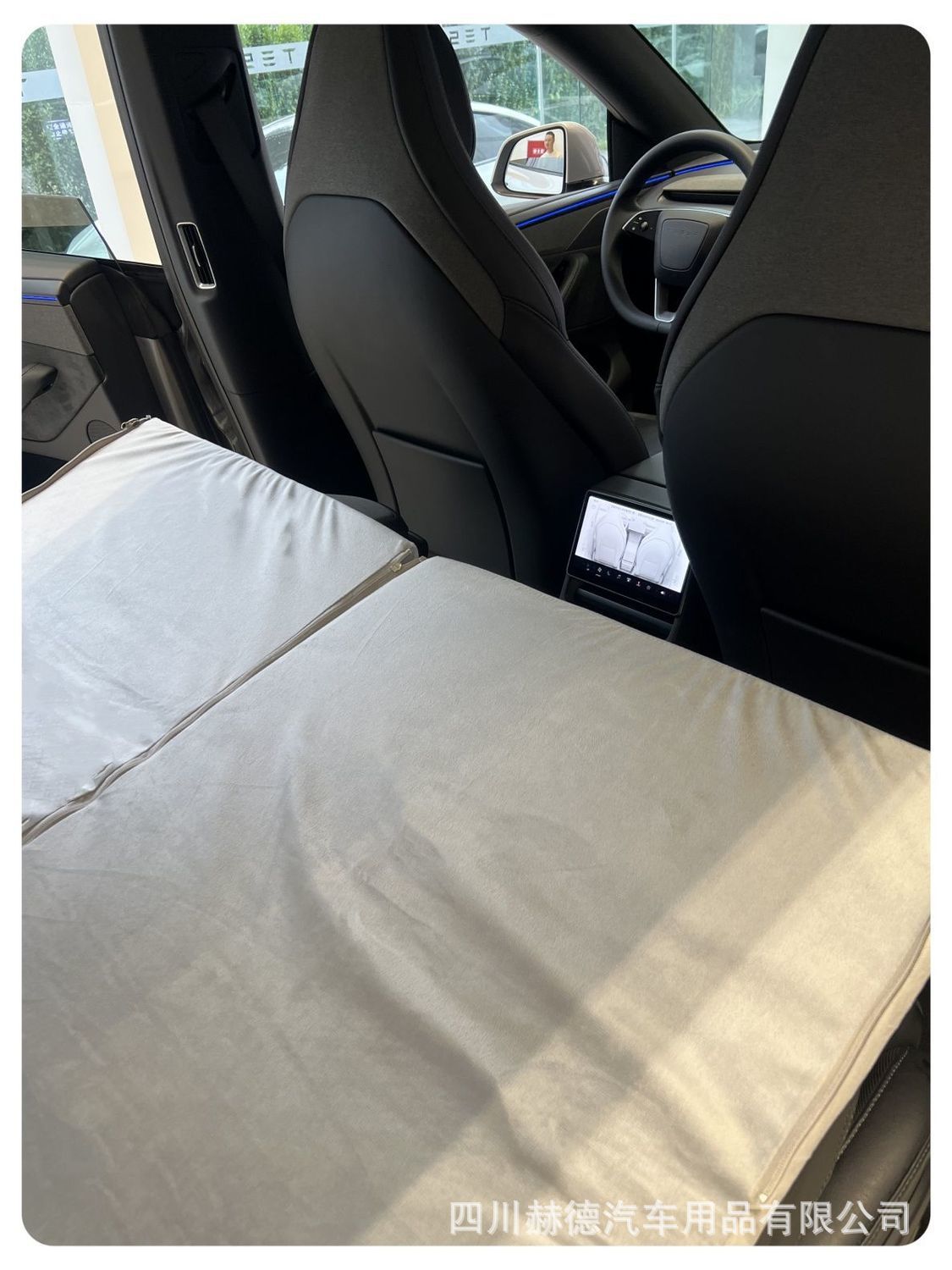 Suitable for Tesla Model Yl Car Camping Style Mattress Trunk Leveling Mattress Travel Bed Free Inflatable Mattress