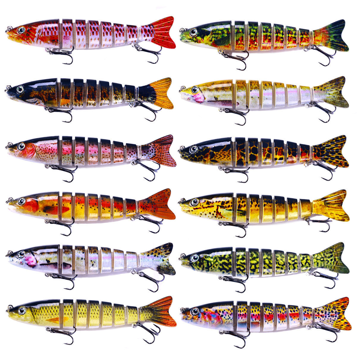 Luya cebo multi-Sección pescado 12.8cm18g simulación pescado cebo duro micro objeto Luya perro pescado falso cebo Pesca de Mar cebo de comercio exterior