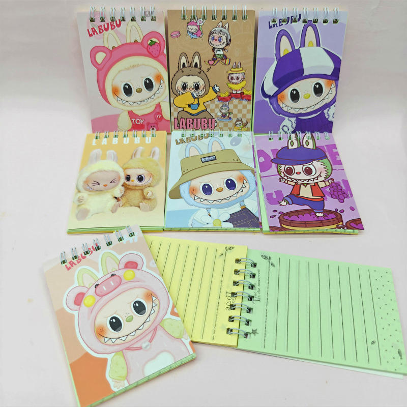 Labubu 新しいミニノートブック、かわいい小さなノートブック、学生や子供向けのギフトや賞品のノートブック|undefined