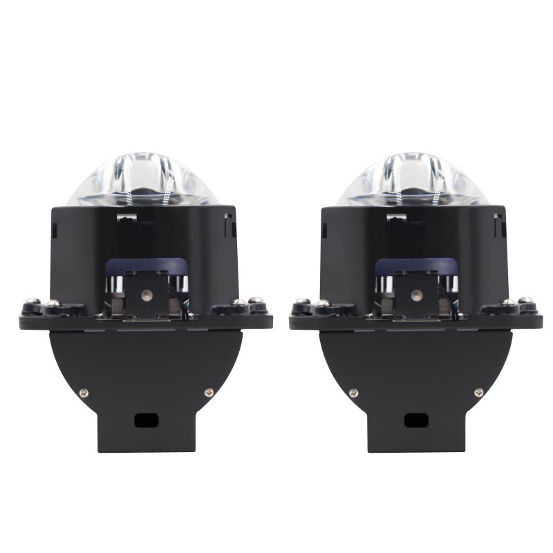 New Model Laser Headlight G10 with Three Direct-Emitting Lenses, Dual Light Cups, Laser Lens Spotlight, Integrated High and Low Beam, Retrofit Modification