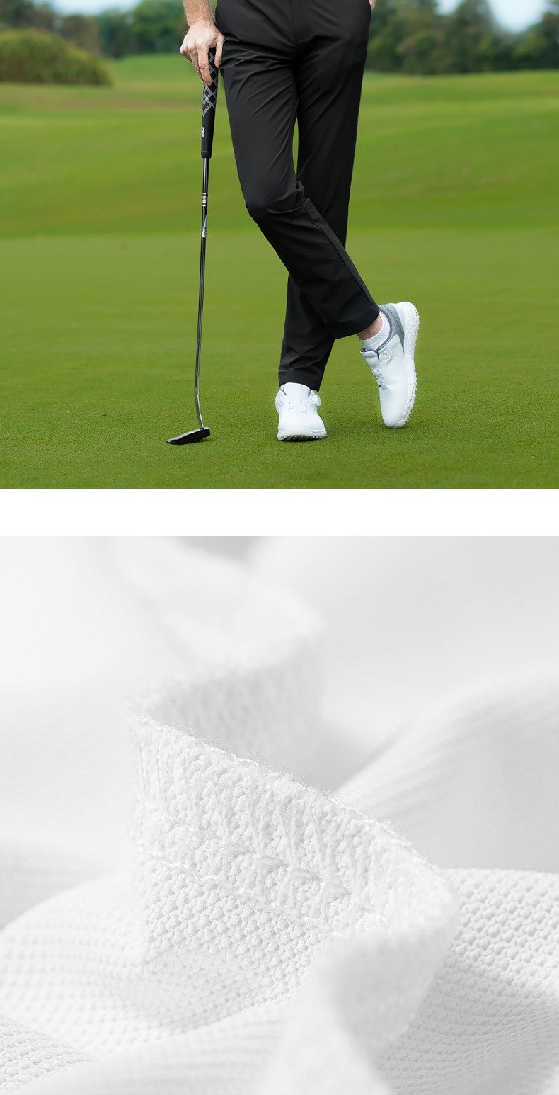 Áo polo golf nam tay ngắn cổ bẻ sọc PGM vải pique thấm hút — YF676-màu đỏ (vải hạt nhỏ), YF676-màu xanh nước biển (vải hạt nhỏ), YF676-Trắng (vải hạt nhỏ) chi tiết 12