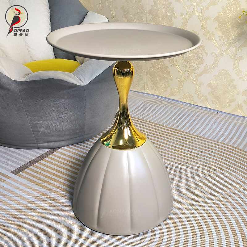 카키 로터스+트레이 Φ38*50cm