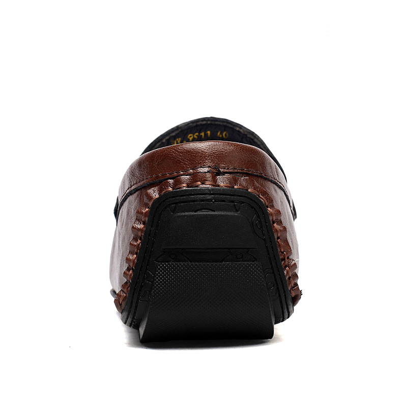 Herren Leder Slipper Slip-on Freizeitschuhe Für Herren_voghion.com