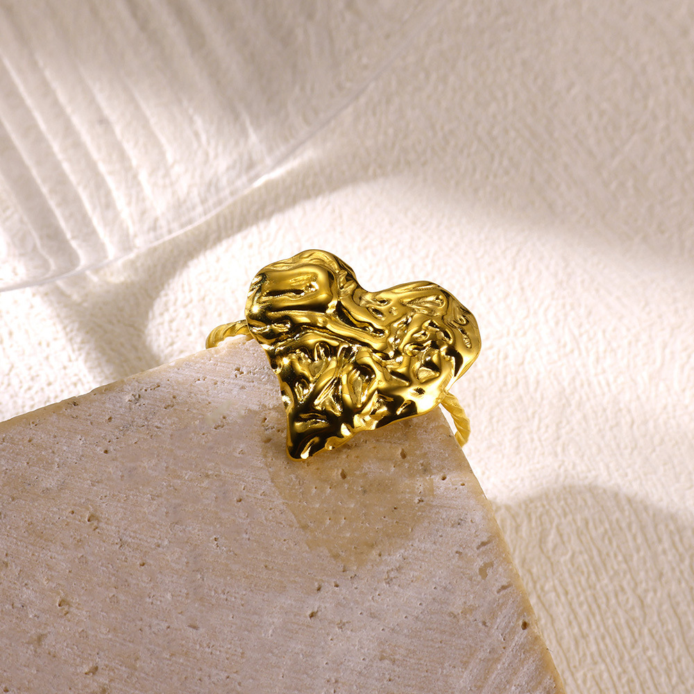 3g Weight 0.03µm-0.05µm Gold Plating Thickness PVD Coated Gold Plating Process Real Gold Plated Plating Material Open Rings Classification 1 Piece Quantity Holiday, Daily Occasion 304 Stainless Steel Material Flower Pattern All Seasons Season Women's Gender Vacation, Simple Style Style Waterproof Non Tarnish, Plating Craft PVD Coated Real Gold Plated Flower 304 Stainless Steel Vacation Simple Style Waterproof Non Tarnish Open Rings 10