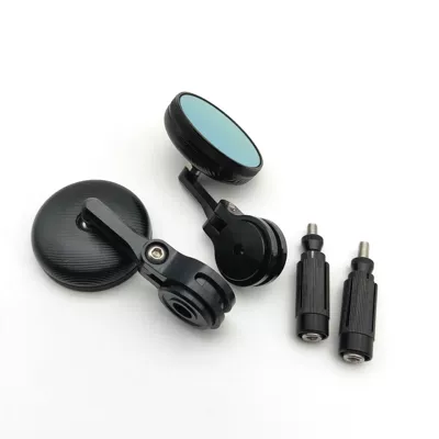 Motorcycle Modified Baphomet Shuriken: Motorcycle rearview mirror