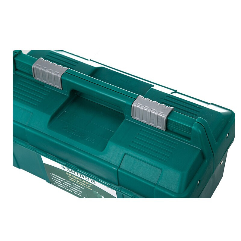 SATA 95166 caja de herramientas de plástico de tres voltas 17 pulgadas