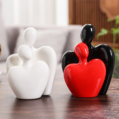 Nordic INS abstract character art accent home creative minimalist modern living room TV cabinet bar cabinet decoration